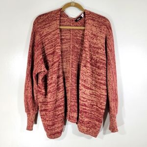 BDG Urban Outfitters slouchy open front space dyed knit grandpa cardigan sweater